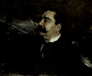 Giovanni Boldini - Portrait of Ruggiero Leoncavallo, 1858-1919 - 74.3 - Minneapolis Institute of Arts