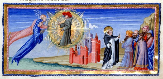Giovanni di paolo, paradiso 22 dante e beatrice