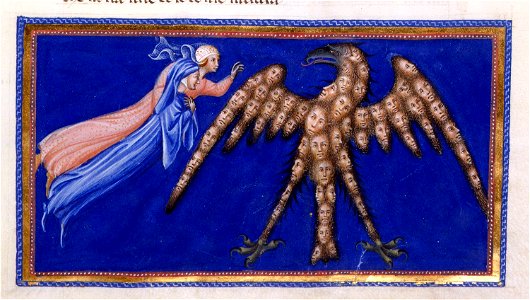 Giovanni di paolo, paradiso 34 aquila della giustizia