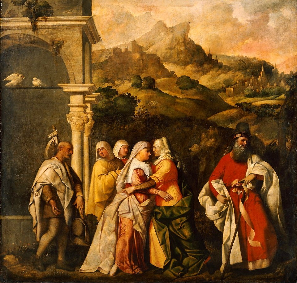 Giovanni Busi, gen. Cariani - Heimsuchung Mariae - GG 1828 - Kunsthistorisches Museum