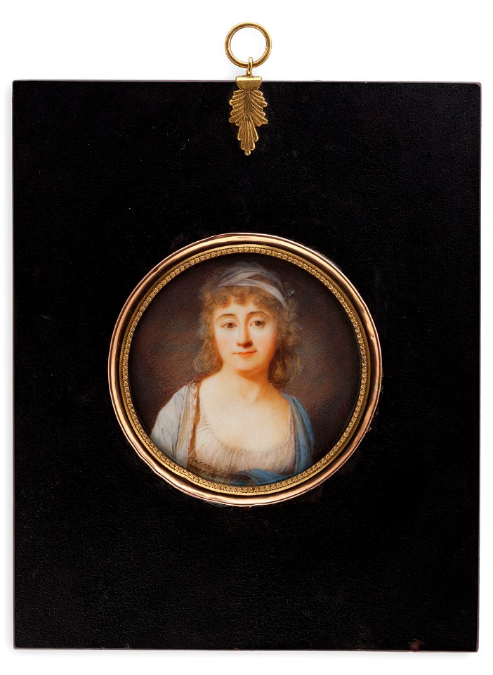 Giovanni Domenico Bossi - Portrait of a lady - S-1998-133 - Finnish National Gallery