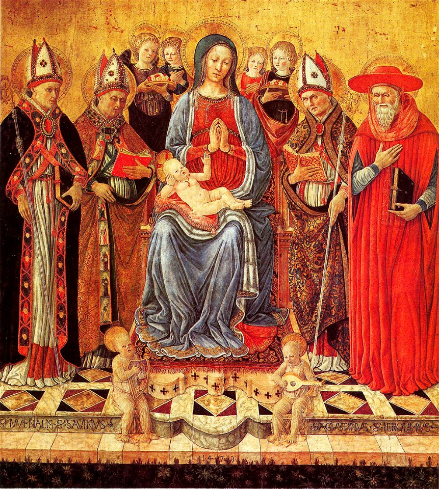 Giovanni Boccati - Mary on the throne