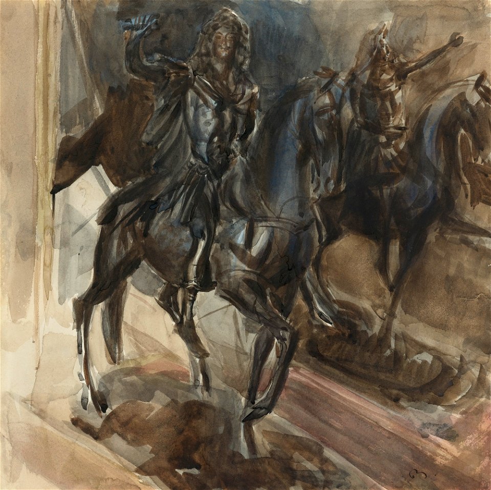 Giovanni Boldini (1842–1931) A bronze statue of Louis IV