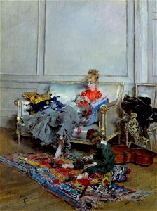 Giovanni Boldini - Peaceful Days, 1875
