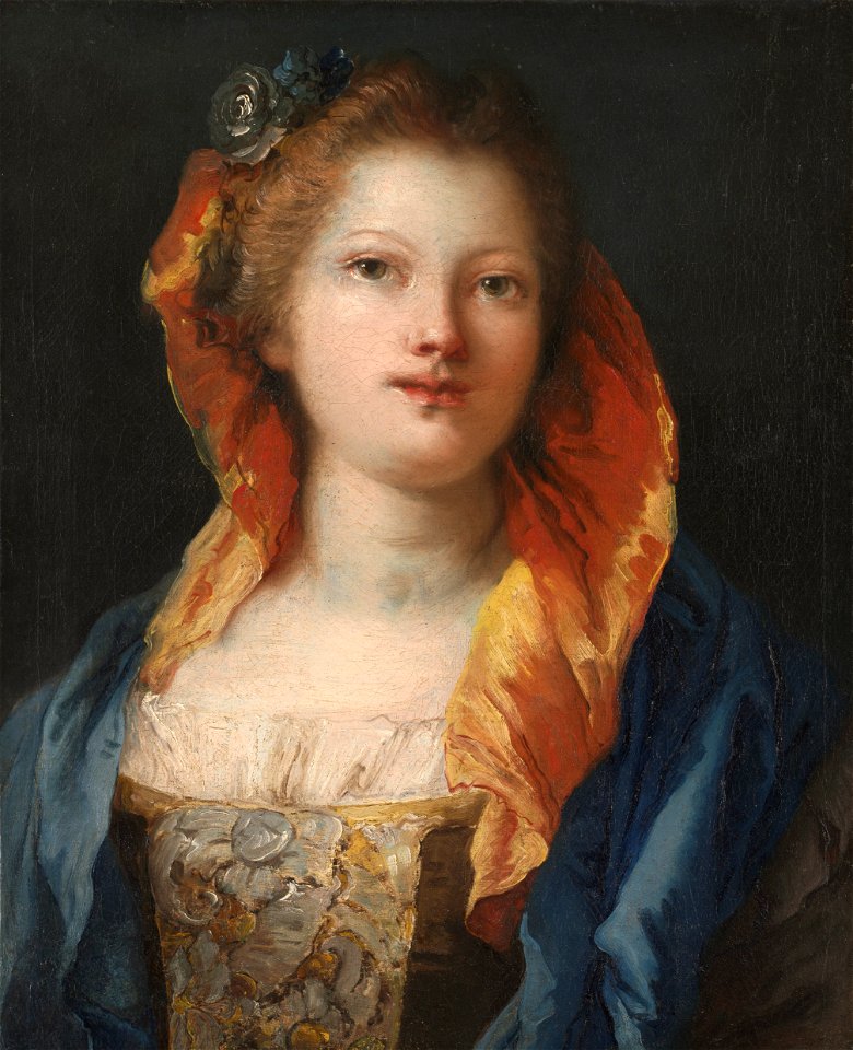 Giovanni Domenico Tiepolo - Portrait of a Woman - 1952.541 - Cleveland Museum of Art