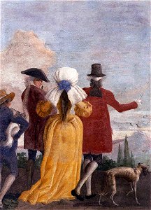 Giovanni Domenico Tiepolo - The Promenade - WGA22393
