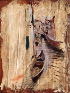 Giovanni Boldini Blick in einen venezianischen Kanal