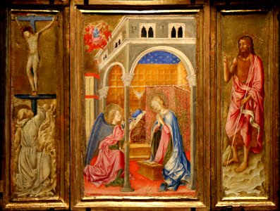 Giovanni di Tommasino Crivelli-Retable de l'Annonciation