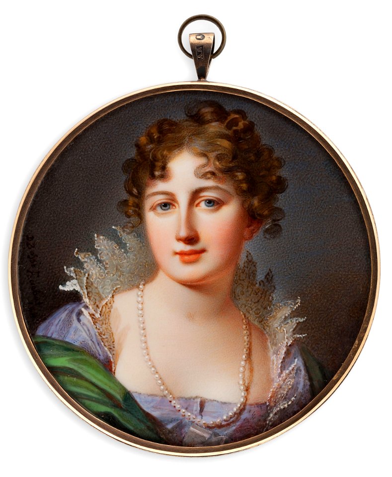 Giovanni Domenico Bossi - Portrait of a lady - S 320 - Finnish National Gallery