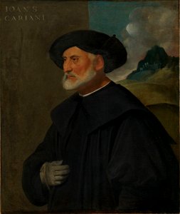 Giovanni Cariani - Portrait of an Old Patrician - NG.M.01340 - National Museum of Art, Architecture and Design