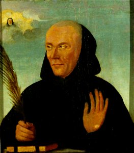 Giovanni Caroto - Portrait of a Benedictine - y1935-32 - Princeton University Art Museum