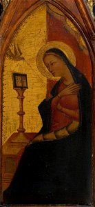 Giovanni del Biondo (d. 1399) - The Virgin Annunciate - RCIN 403384 - Royal Collection