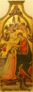 Giovanni da Gaeta, Trittico dell'Incoronazione della Vergine (1456) - Comparto centrale