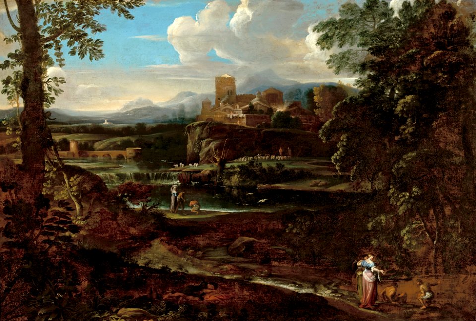 Giovanni F. Grimaldi - Classical landscape - Google Art Project