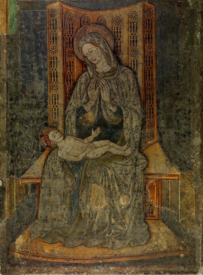 Giovanni di Francia - The Virgin and Child Enthroned - P12w20 - Isabella Stewart Gardner Museum