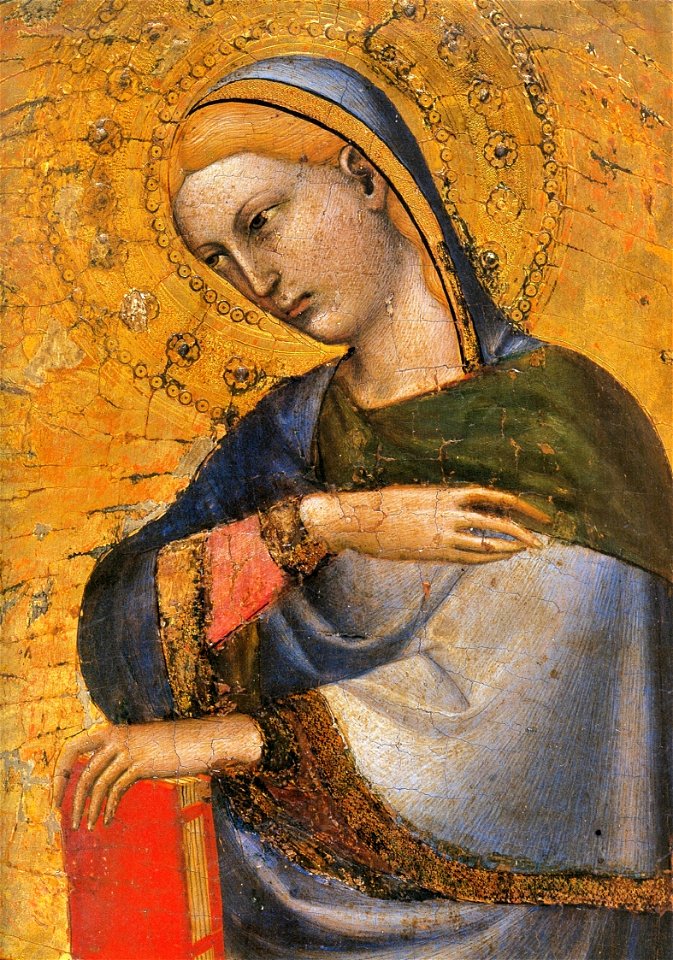 Giovanni da Milano. Pisan polyptych, detail. 1360s, San Matteo, Pisa.
