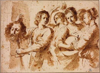 Giovanni Francesco Barbieri - The Triumph of David - Google Art Project