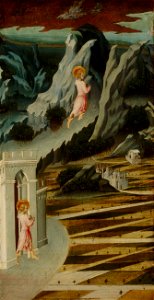 Giovanni di Paolo - Saint John the Baptist Entering the Wilderness - Google Art Project