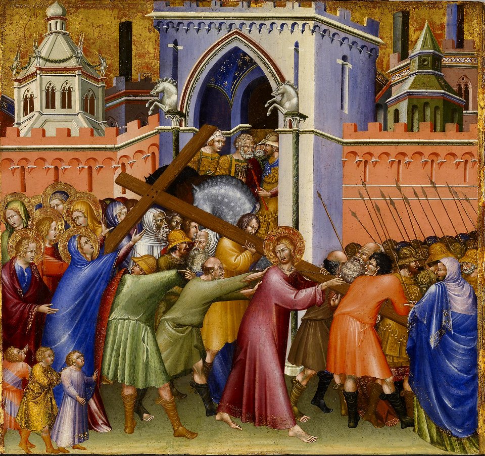 Giovanni di Paolo - Christ on the Way to Calvary - Walters 37489B