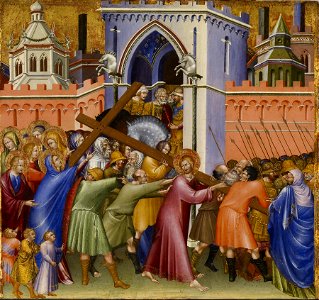 Giovanni di Paolo - Christ on the Way to Calvary - Walters 37489B