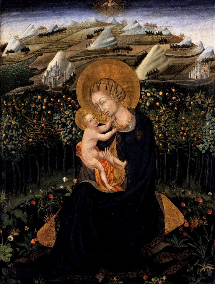 Giovanni di paolo, Madonna of Humility, boston