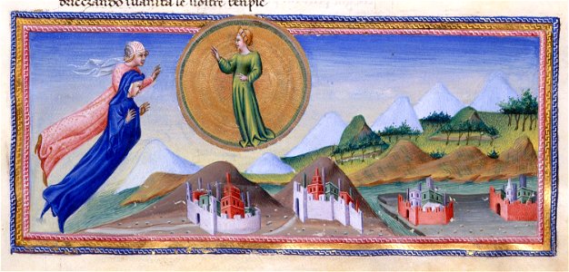 Giovanni di paolo, paradiso 17 folco