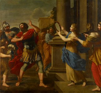 Giovanni Francesco Romanelli - Jephta erblickt seine Tochter - GG 1562 - Kunsthistorisches Museum