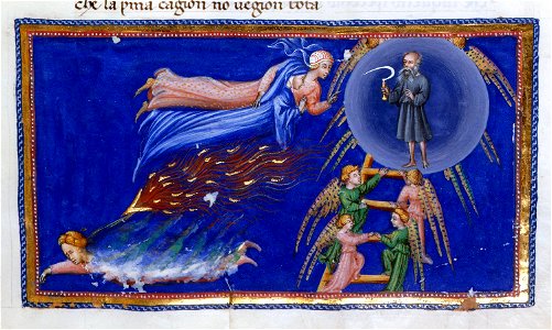 Giovanni di paolo, paradiso 37 cielo di saturno