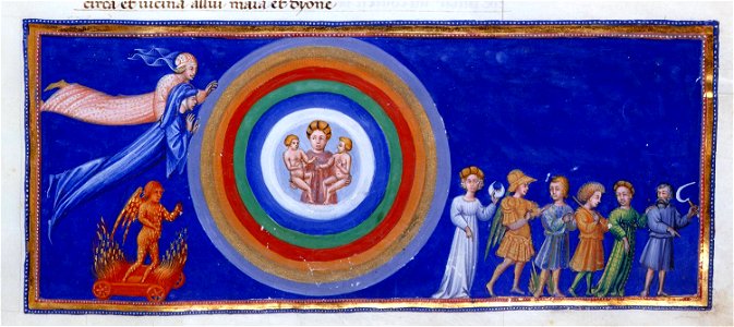 Giovanni di paolo, paradiso 41 sette sfere