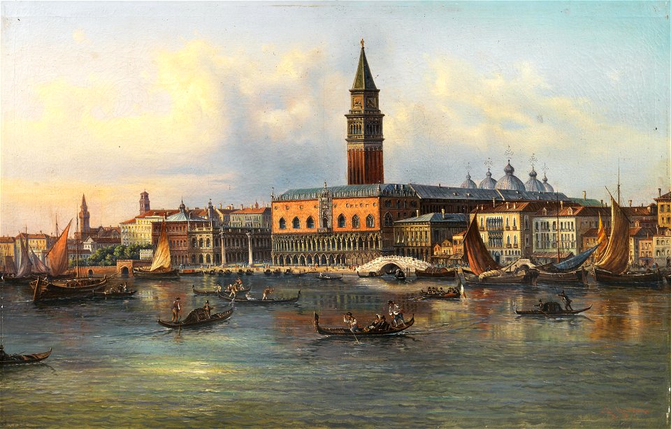 Giovanni Grubacs Palazzo Ducale c1850