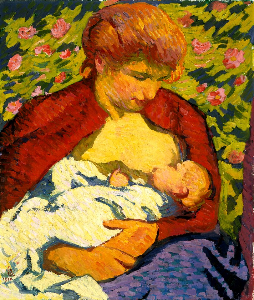 Giovanni Giacometti - Young Mother - 98.283 - Museum of Fine Arts, Houston