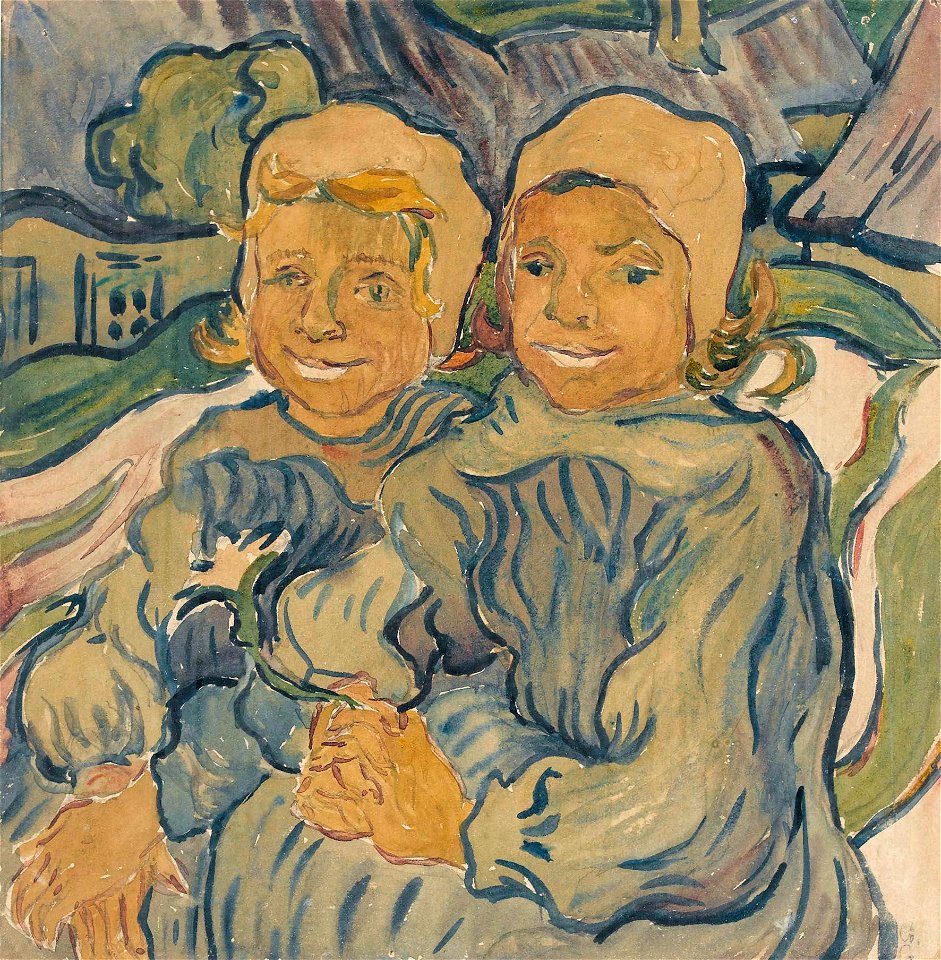 Giovanni Giacometti Les deux enfants