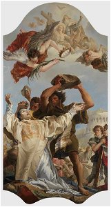 Giovanni Domenico Tiepolo (Kopie nach) - Steinigung des hl. Stephanus (Kopie von Katrin König) - 15754 - Bavarian State Painting Collections