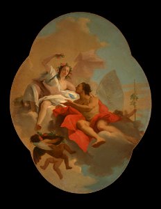 Giovanni Domenico Tiepolo - Flora and Zephyr - 1959.15.21 - Yale University Art Gallery