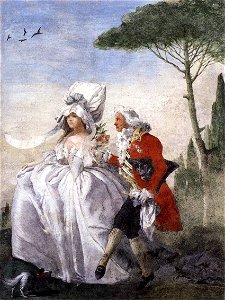 Giovanni Domenico Tiepolo - Minuet in Villa - WGA22389