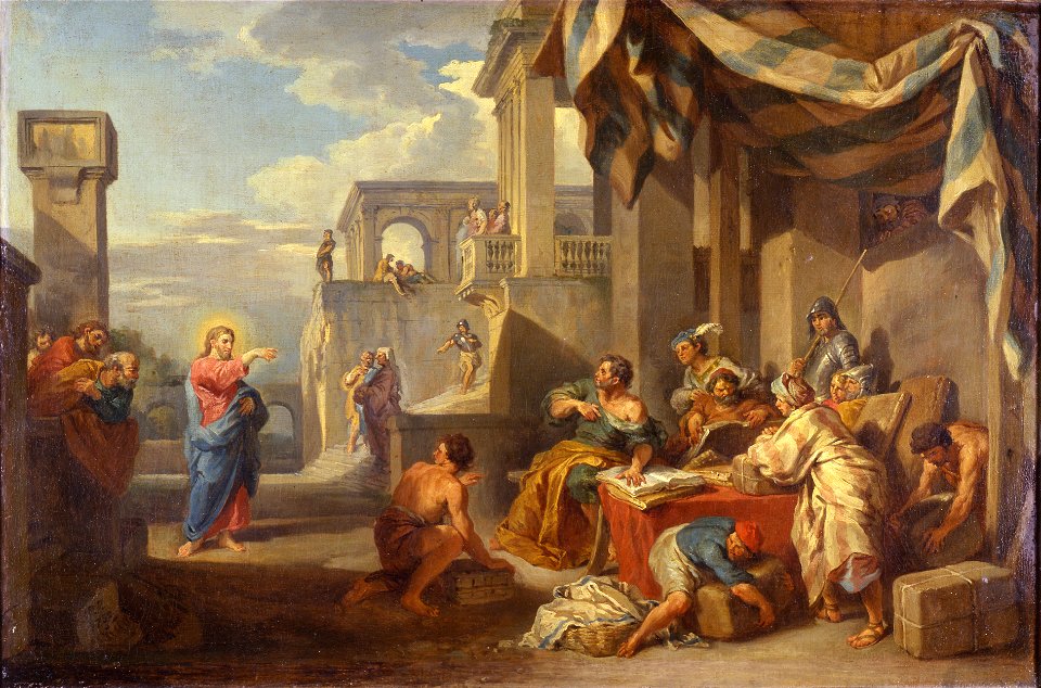 Giovanni Paolo Panini - The Calling of Saint Matthew - Google Art Project