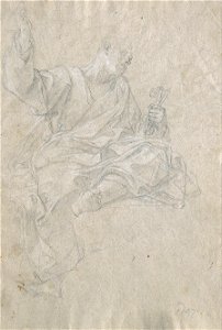 Giovanni Odazzi - Study for the Apostle Peter - Google Art Project