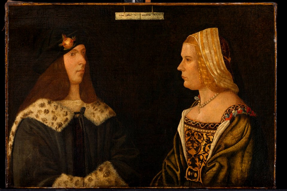 Giovanni Paolo d' Agostino - Double Portrait of a Young Man and Young Woman - 89.2 - Detroit Institute of Arts