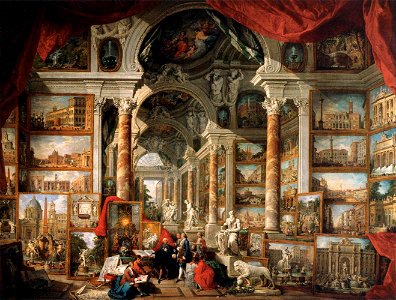 Giovanni Paolo Pannini - Gallery of Views of Modern Rome - WGA16980