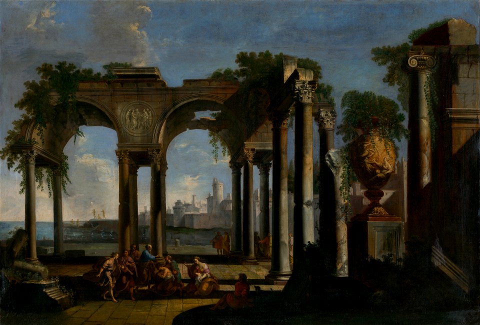 Giovanni Paolo Pannini - Saint Paul Preaching in Campagna - O 3763 - Slovak National Gallery