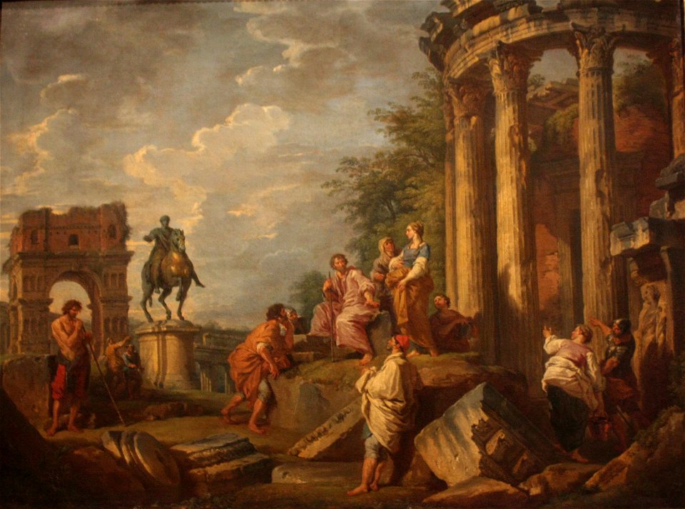Giovanni Paolo Pannini - Ruines d'architecture