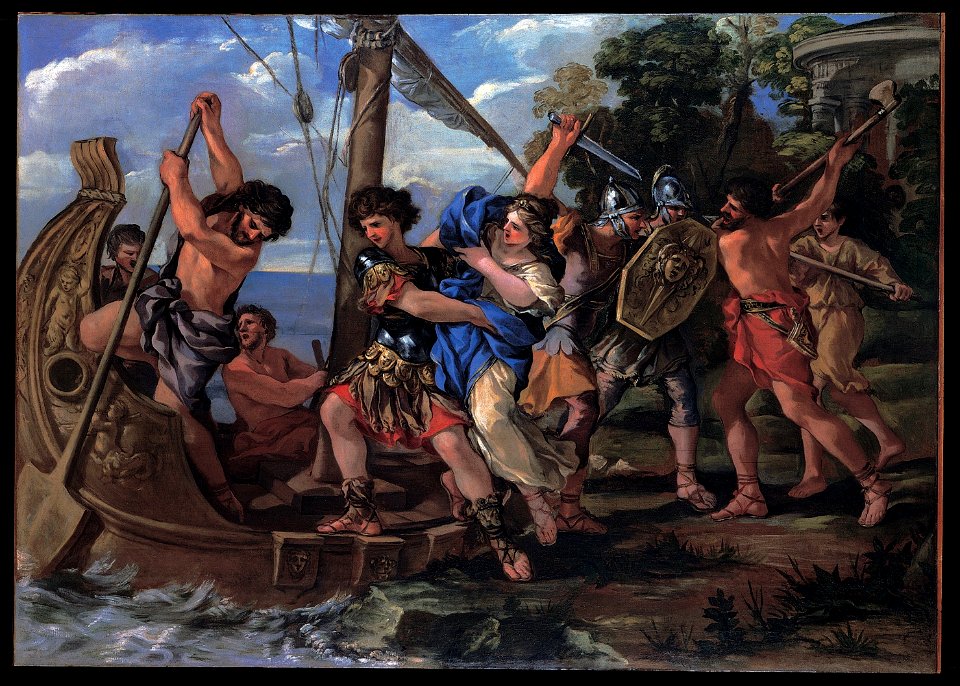 Giovanni Francesco Romanelli - The Elena kidnapping - Google Art Project