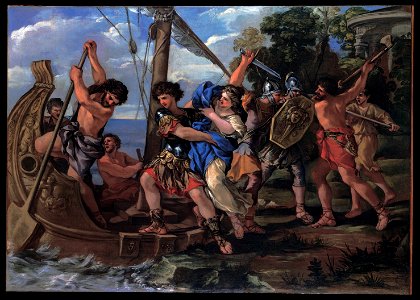 Giovanni Francesco Romanelli - The Elena kidnapping - Google Art Project