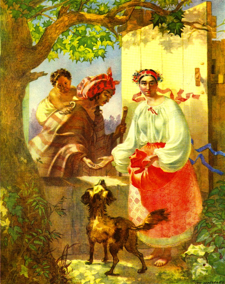 Gipsy Fortune Teller by Taras Shevchenko