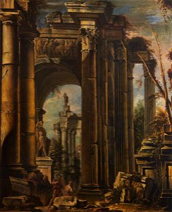 Giovanni Ghisolfi (c.1623-1683) - Architectural Composition - EU0712 - The Torrie Collection