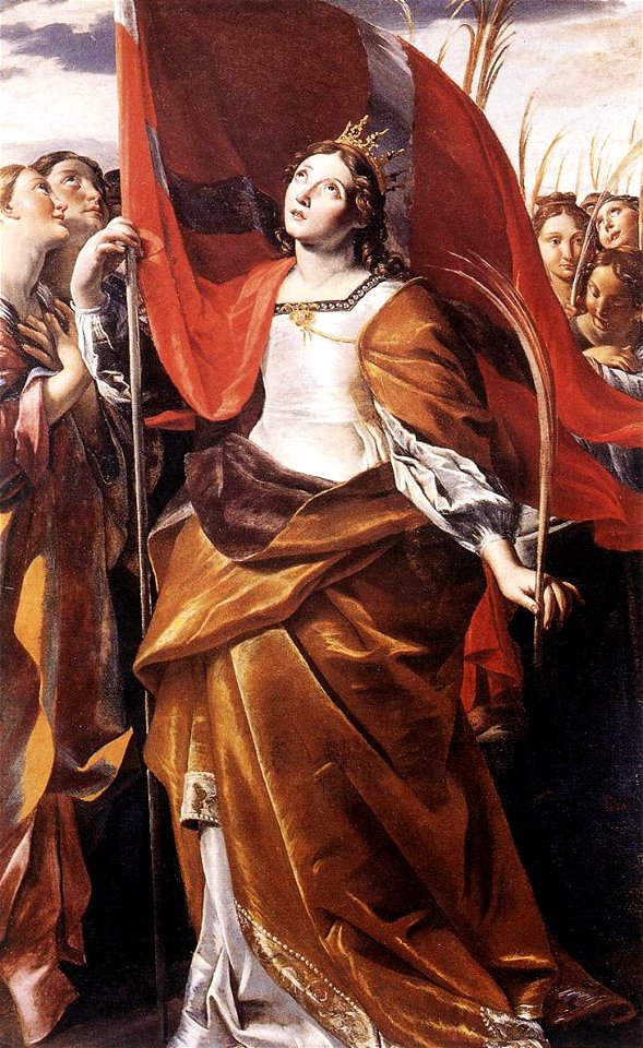 Giovanni Lanfranco - St Ursula and the Virgins - WGA12456