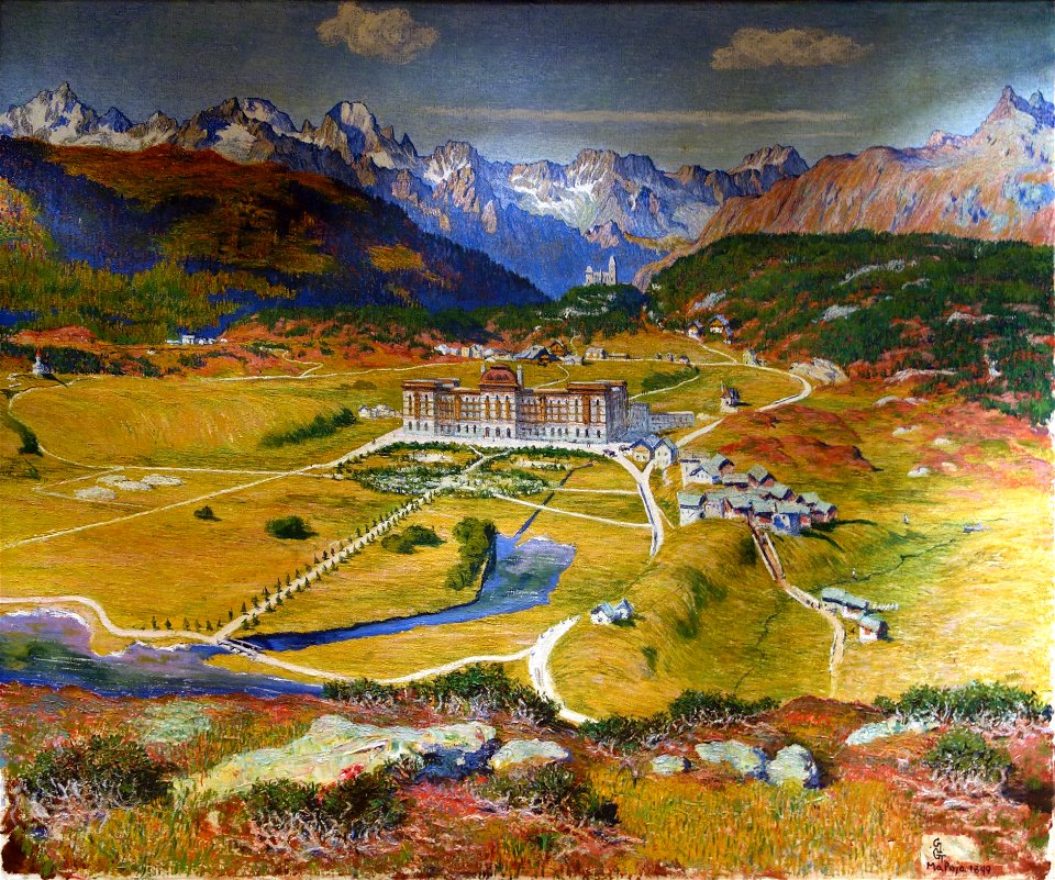 Giovanni Giacometti, Hotel Maloja Palace