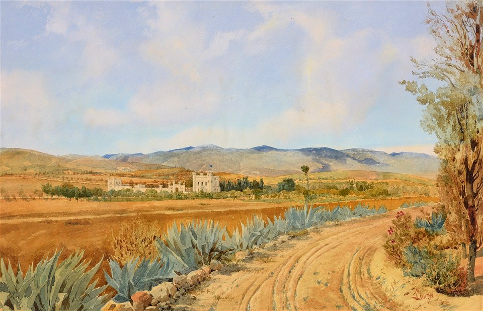 Giovanni Giordano Lanza Italian landscape 1