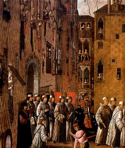 Giovanni mansueti, Miracle of the Relic of the Holy Cross in Campo San Lio 03