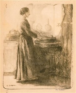 Ethel Gabain - Laveuse de Vaiselle - 9302